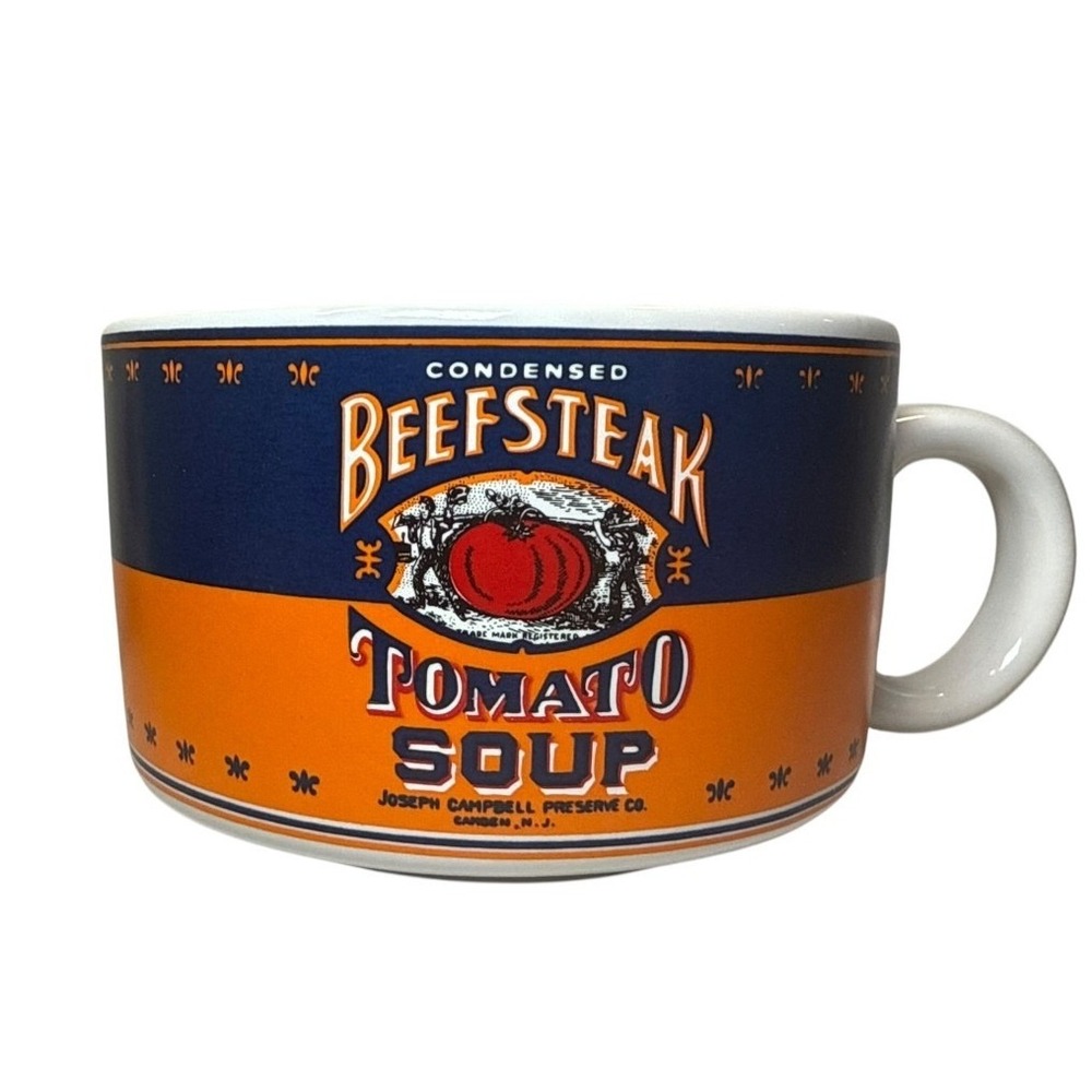 Campbells‎ Beefsteak Tomato Soup Mug Westwood 1994 Oversized Ceramic Bowl Handle